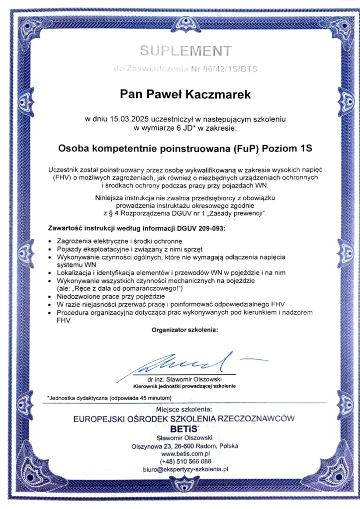 RTS - certyfikaty-j RTS certyfikaty j